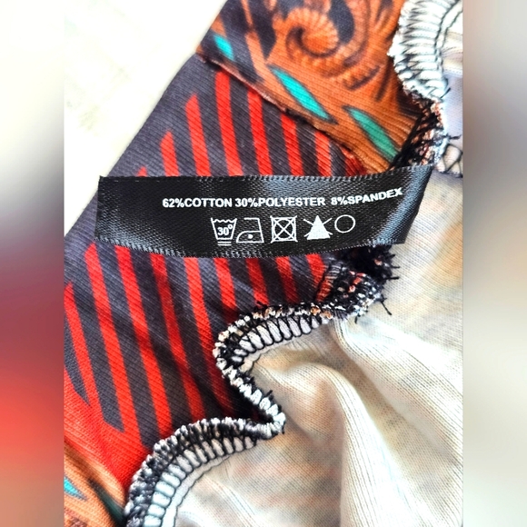 Crazy Train Western Buffalo Plaid W/ Tooled Leather Look Lounge Pants W/ Pockets - Picture 11 of 12